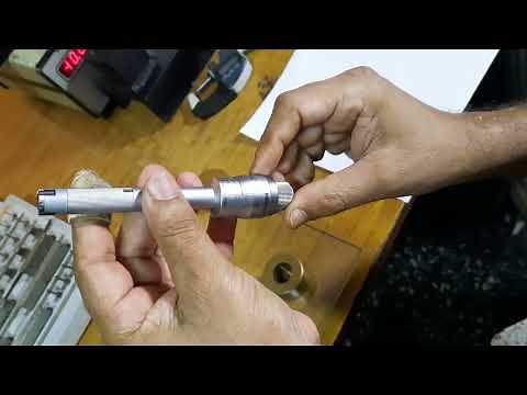 Measurement of inner diameter using three pin micrometer