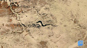2.7M views · 1.2K reactions | The silhouette of a snake emerged in one of the most inhospitable places on Earth... What is it and why it is there?  | Discovery | Facebook