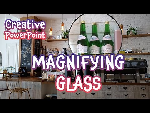 How to make an animated magnifying glass effect in PowerPoint 🔍