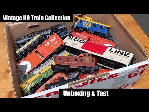 Vintage HO Train Collection Unboxing & Test