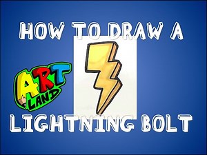 How to Draw a LIGHTNING BOLT