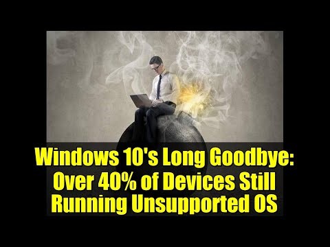 Windows 10's Long Goodbye: Over 40% of Devices Still Running Unsupported OS