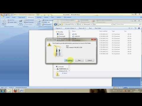HowTo: Add a new referencing style in Office Word