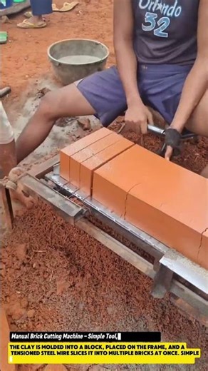 Manual Brick Cutting Machine – Simple Tool, Big Productivity!