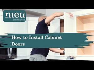 How to Install Kitchen Cabinet Doors - Easy DIY!