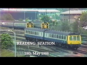 BR in the 1980s Reading Station on 18th May 1988