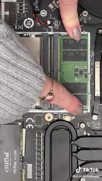 Got any questions about how to install a Laptop RAM? Ask us in the comments! #crucialmemory #pcmr #ddr5 #techtok #ram #pcguide #pcparts