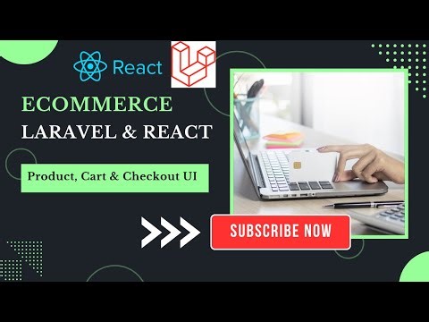 React Laravel 12 Ecommerce App | Product, Cart & Checkout Page UI Design (Part 3)