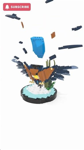 LEGO Kingfisher #lego #speedbuild #animation #legominifigures #afol
