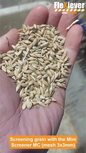 FleXiever Mini Screener MC: : Screening grain (afzeven graan / criblage de grain) #screeners