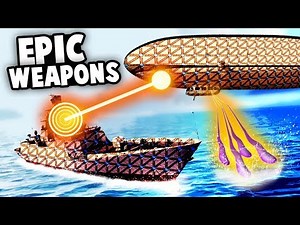 Zeppelin AIRSHIP vs US BATTLESHIP and Epic NEW WEAPONS! (Forts Update Gameplay)