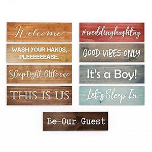 DREAM BIG PRINTABLES Custom Wood Signs Personalized | Farmhouse Decor | Rustic Wood Signs | Father's Day Gift | Custom Sign | Ready to Hang! (3.5x12 Inches)