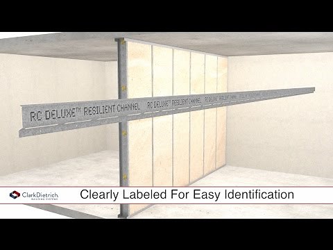 ClarkDietrich RC Deluxe™ Resilient Channel