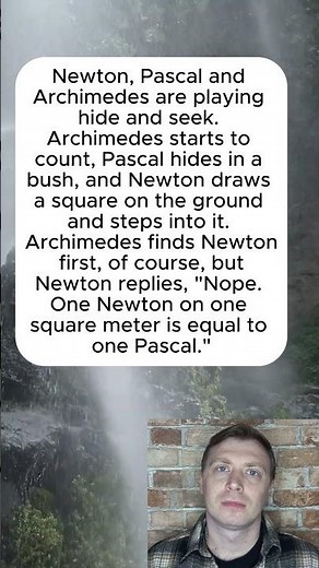 Newton, Pascal and Archimedes