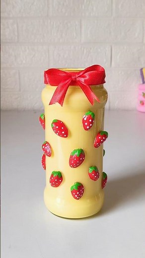 DIY Bottle painting #artshorts #handmade #shorts #viralshorts #diy #trending #pistashellcrafts