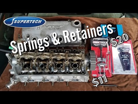 Harbor Freight VS. Autozone Valve Compressor Tool | Supertech Spring & Retainer Install D16
