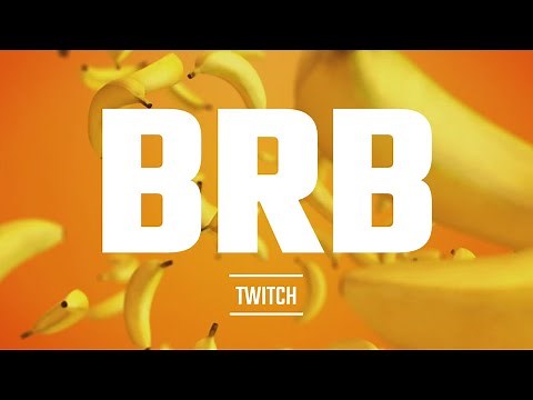 Be Right Back Twitch Video Template (Editable)