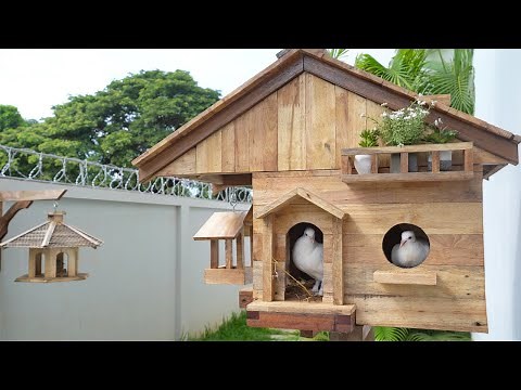 Build Wooden Pigeon House and Cage from Recycled Pallets