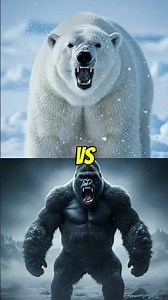 Polar Bear vs Lion, Tiger, Hippo & More | Who Wins? #AnimalBattle #Shorts