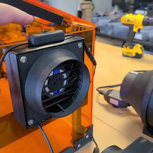 xtool D1 enclosure exhaust options