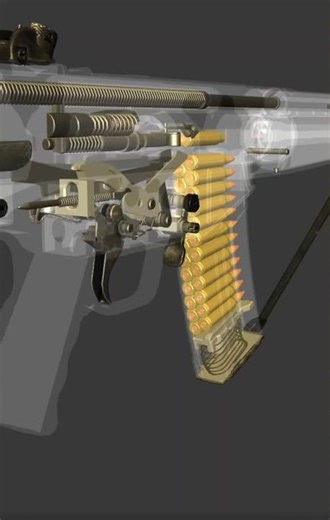 How a Gun Works in 3D | Trigger to Bullet Explained in Seconds