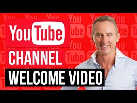How To ADD a YouTube Channel Welcome Video