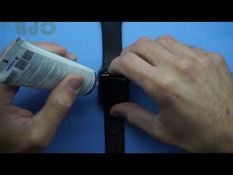 Apple watch screen glue down