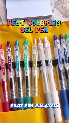 Water Resistant Colored Gel Pen - Long-lasting, Clip-On Design