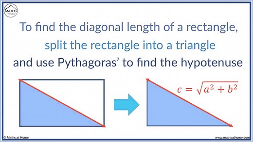 Find the Length of a Rectangle's Diagonal
