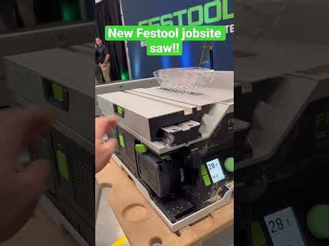 New Festool jobsite table saw #woodworking #festool #tools