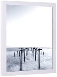 14x18 Picture Frame White | Wood 14x18 Poster Frame 14x18 Frame Glass Gallery Wall