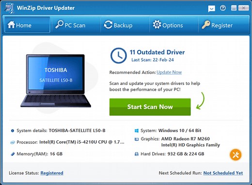 How do I activate or register WinZip Driver Updater, to download and install the driver updates? - Support Center