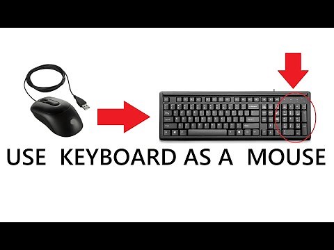 How to use your Computer without mouse (Use your Keyboard as a Mouse)