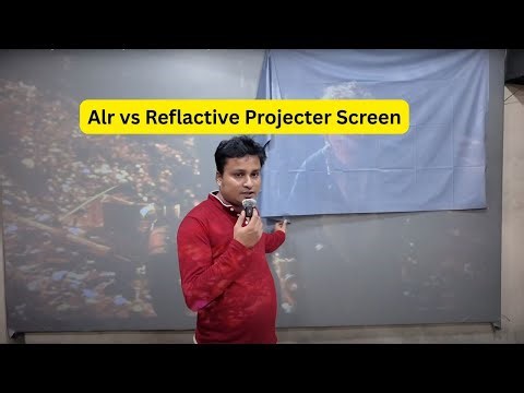 ALR vs Reflective Projector Screen | Best Projector Screen 2025 🎥 #Projector #ALRScreen #HomeTheater