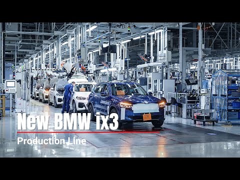 New BMW iX3 Production Line | BMW Factory in China | How Electric Car is Made