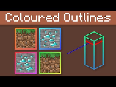 Multicolour Fade Outlines - A Minecraft 1.18 Java Edition Pack