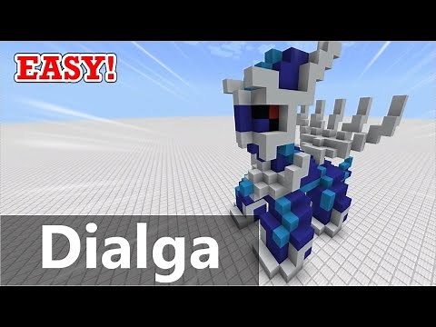 Minecraft┃How to build Pokémon(Dialga)