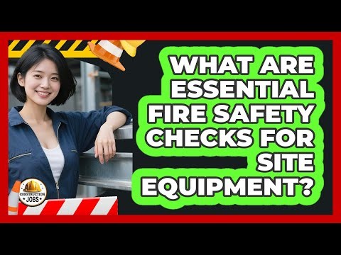 What Are Essential Fire Safety Checks For Site Equipment?