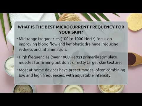 What Is The Best Microcurrent Frequency For Your Skin? - Skin Savvy Dermatology