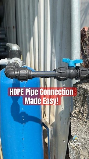 How to Connect HDPE Water Pipes with Compression Fittings | SmartFixer DIY