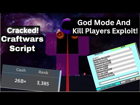 Craftwars FREE SCRIPT (Kill all/God Mode/Every Item)