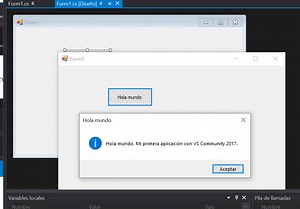 Instalar Visual Studio Community 2017 y primera aplicación » Proyecto A