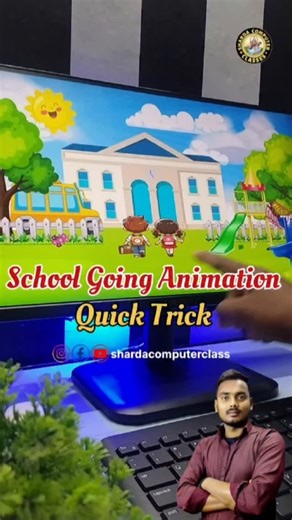 5.7K views · 197 reactions | How to create creative animation designs in PowerPoint (PPT) — perfect for school-going students, teachers, and presentation creators. . #reels #powerpoint #cartoonart #cartoon #animation #video #reelsinstagram #tech #instagood | Aniket Kumar | Facebook