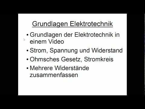 Grundlagen Elektrotechnik