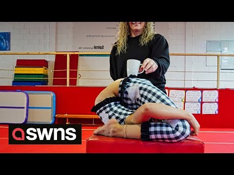 Teen known as ‘World's Most Flexible Girl’ sets new world record for mind-blowing contortion | SWNS