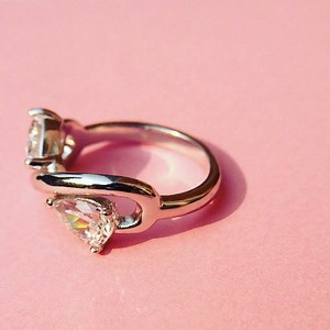 40K views · 1.1K reactions | Infinity Love Find it >>https://www.evermarker.com/products/two-created-stone-diamond-engagement-wedding-ring-with-infinity-love-symbol #love #rings #ring #infinity | Evermarker | Facebook