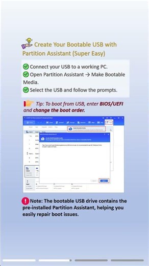 How to Create a Windows 11/10 Bootable USB (Easy Guide) #boot #usb #windows #pctips #windows10
