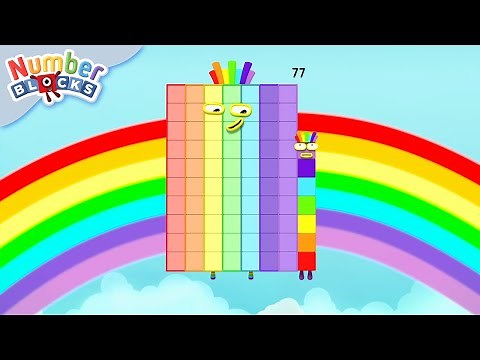 Colourful Counting Over the Rainbow! 🌈🔢 | 40 min Compilation | Learn to Count | Numberblocks