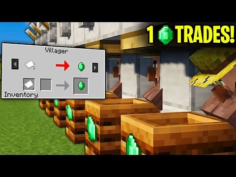Minecraft 1.21 Villager Trading Hall Tutorial