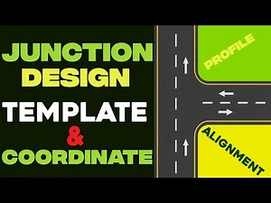 Civil 3D Junction Design | Alignment, Profile, Template & Coordinate Extraction Step-by-Step